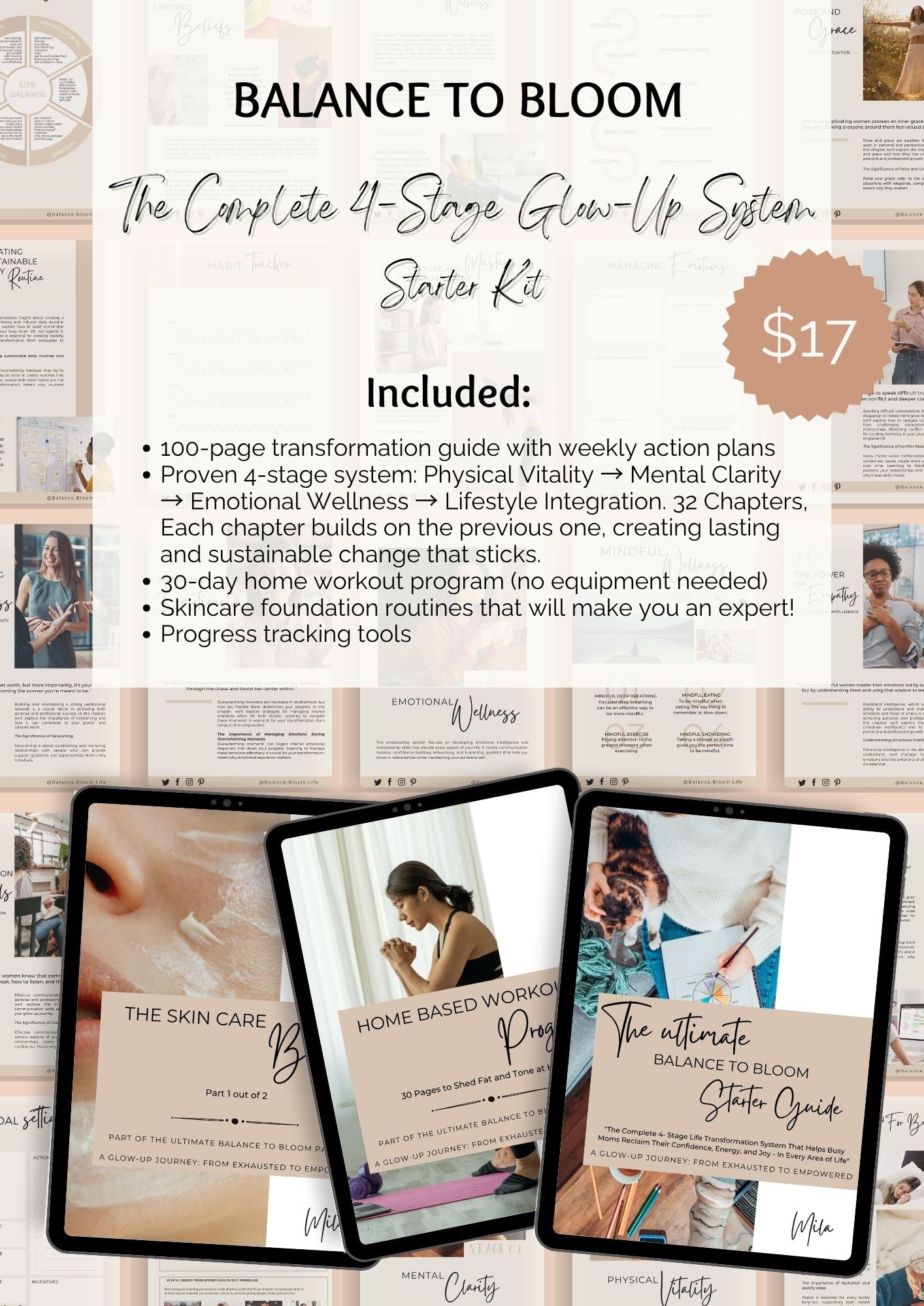 BUNDLE 1 | The Holistic 4-Stage Glow-Up System - Starter Kit
